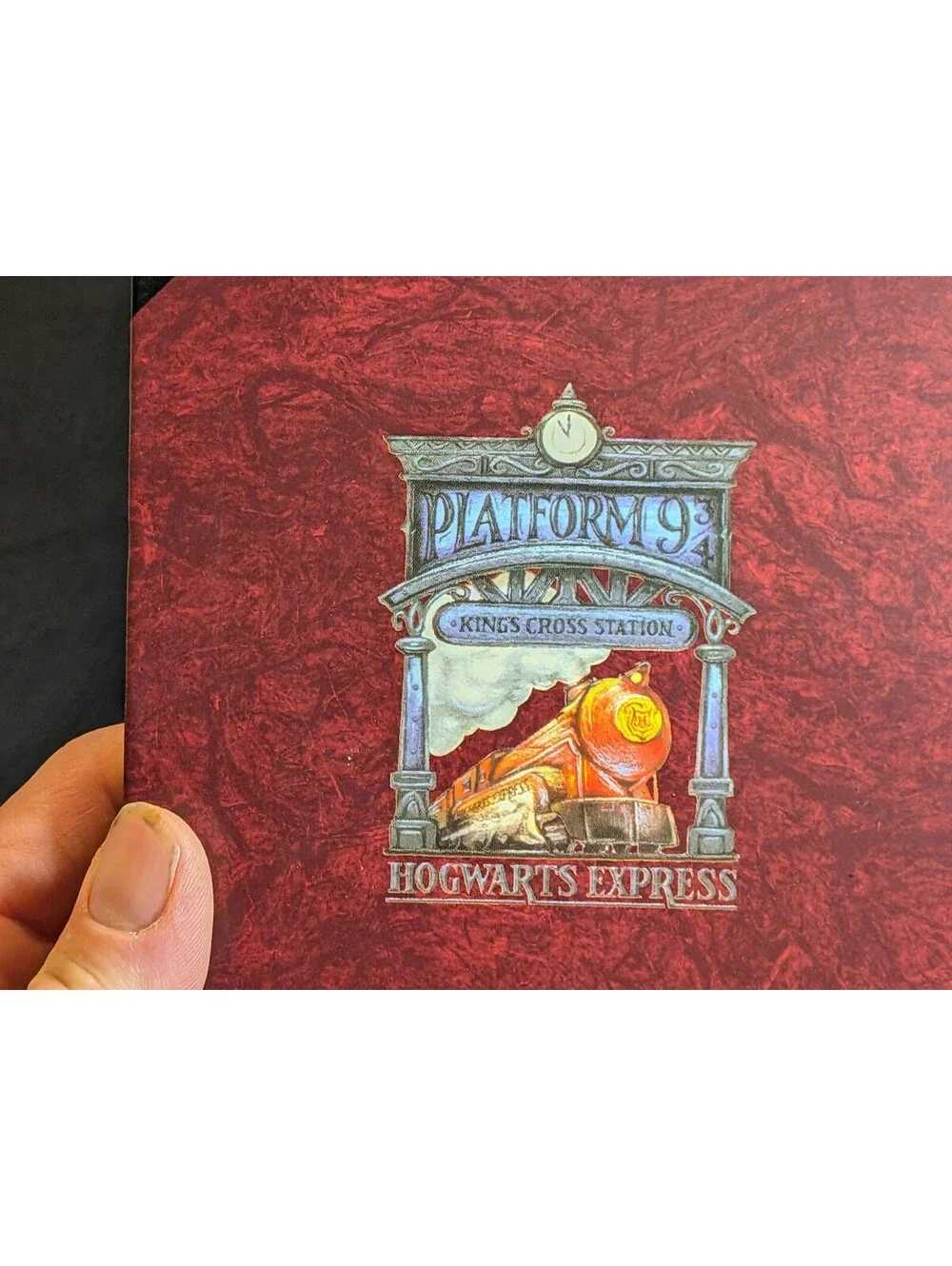 Harry Potter Platform 9 3/4 Hogwarts Express Hardcover Journal Notebook